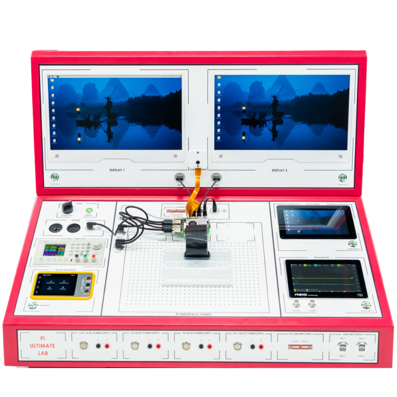 Raspberry Pi Ultimate Lab – All-In-One STEM, Electronics & IoT Workstation