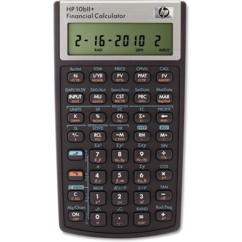 HP 10bII+ Financial Calculator – Advanced Business and Financial Functions