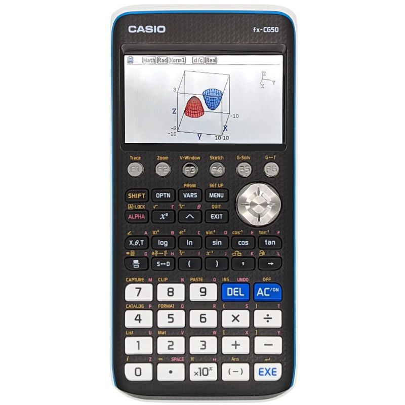 CASIO FX-CG50-EH Color Graphing Calculator – High-Resolution 3D Graphing with Advanced Functions