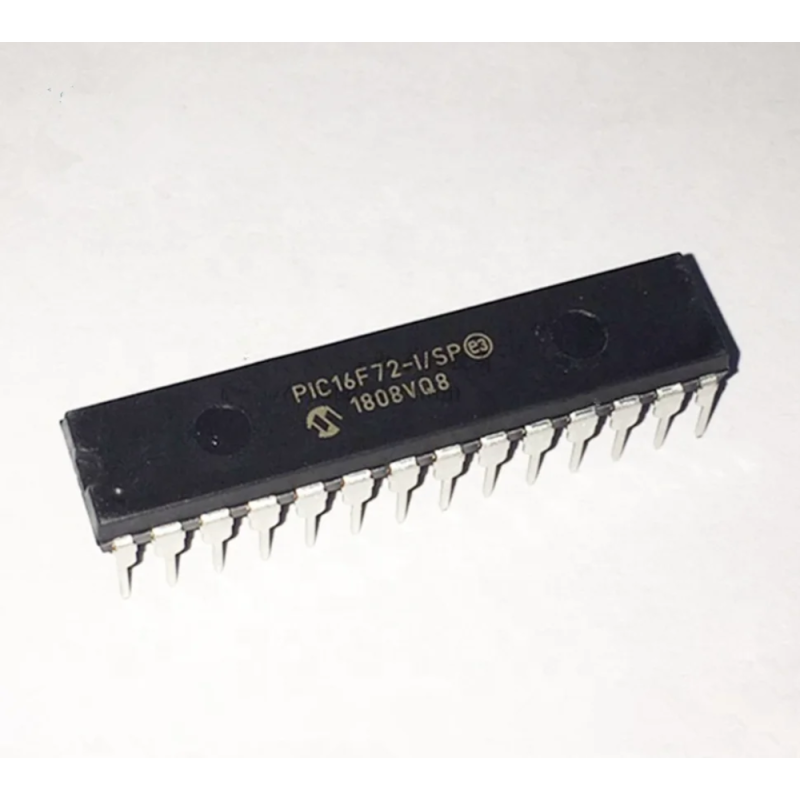 PIC16F72-1/SP ,Microcontroller - 28-Pin, 8-bit CMOS FLASH MCu with A/D Converter
