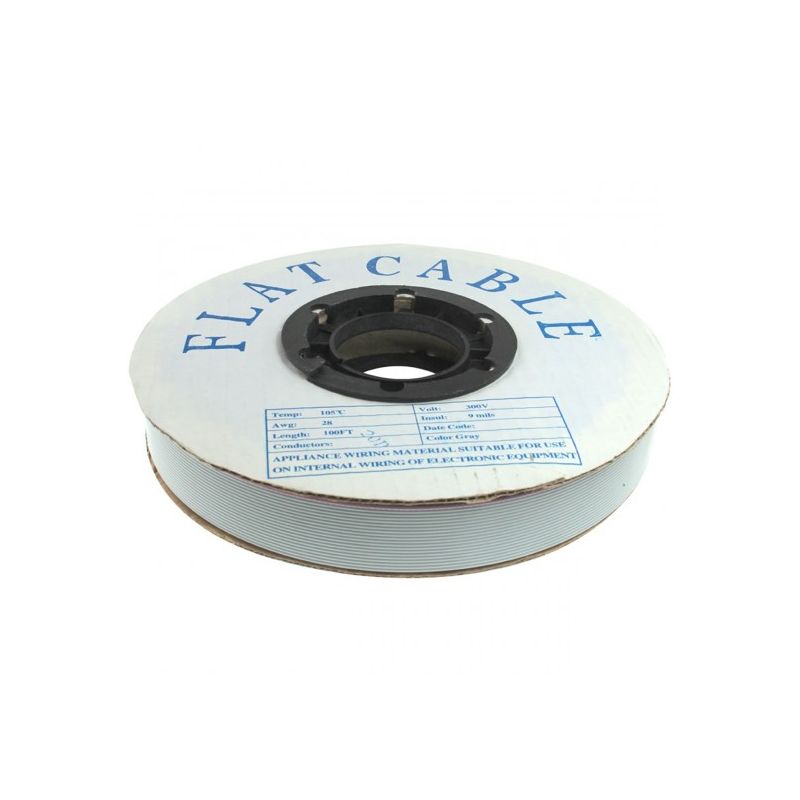 Ribbon Cable,Grey, 28AWG,20-Pin,1M