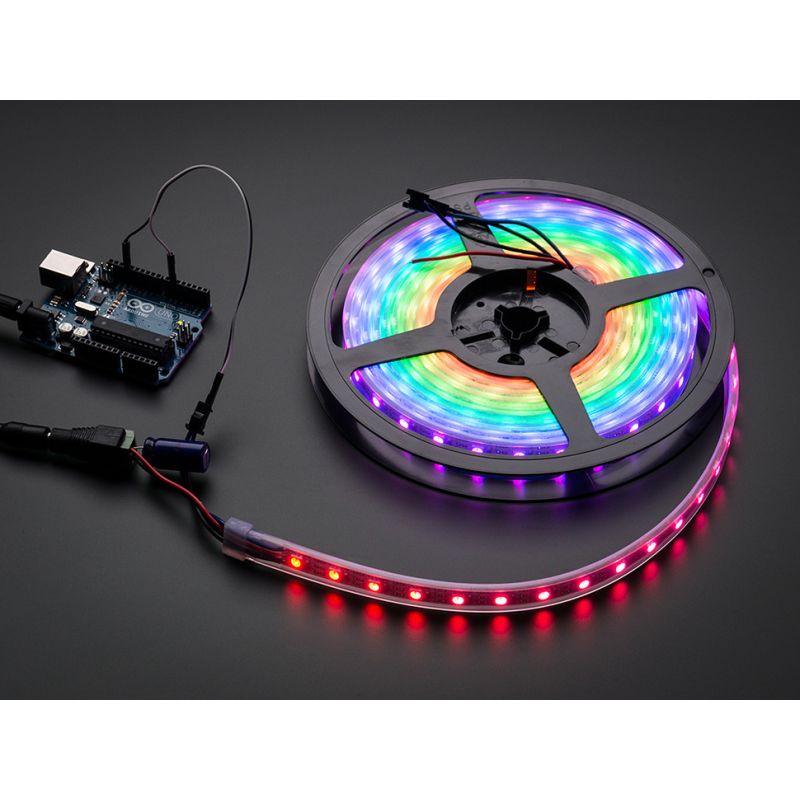 NeoPixel Digital RGB LED Weatherproof Strip 60 LED