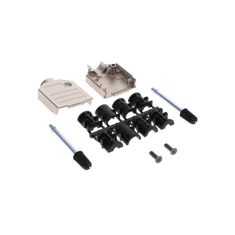 Conec 165X02609X D-Sub Backshells 9P EMI/RFI SHIELDING METAL HOOD