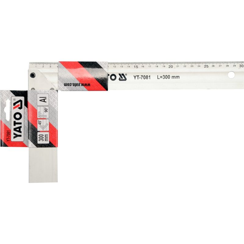 YATO Aluminium Try Square 300mm YT-7081
