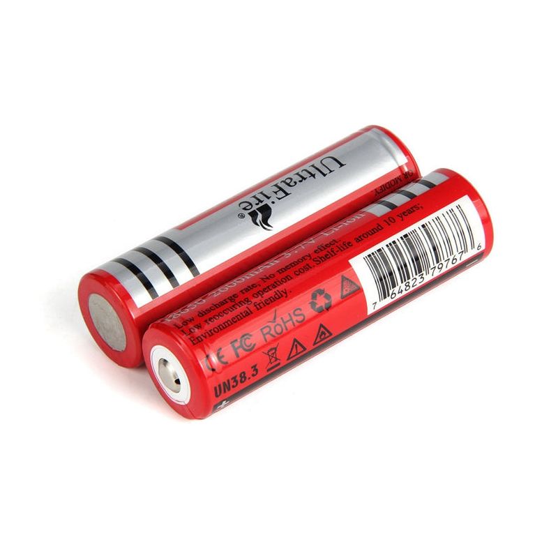 Ultrafire 3.7V, 2600mAh Li-ion Battery