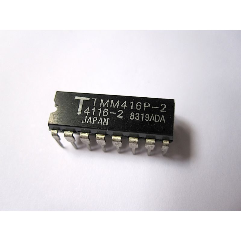 TMM416P-2, 16K x 1-bit DRAM,DIP-16