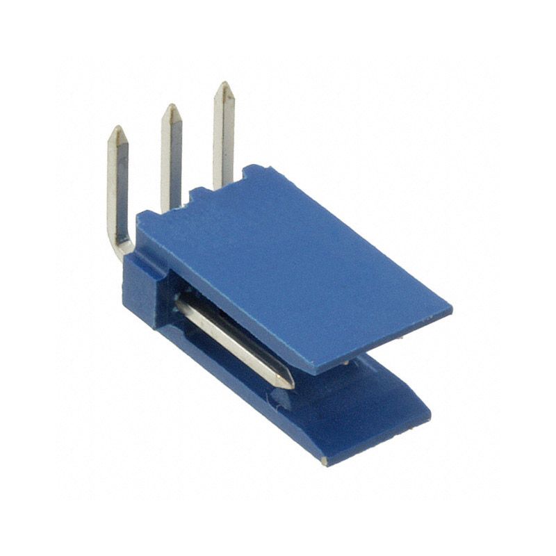 281698-3 Headers & Wire Housings HEADER R/A 3 POS