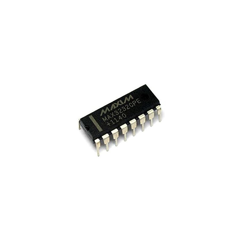 MAX3232CPE, RS-232 Transceiver, 16-Pin DIP Package