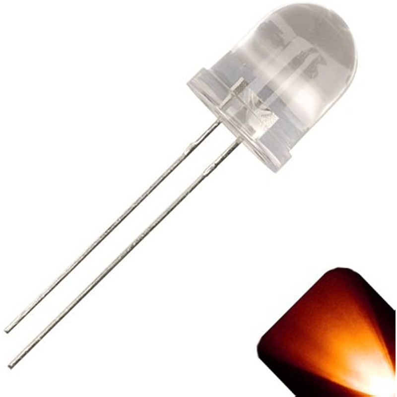 Super Bright LED, Orange,10mm