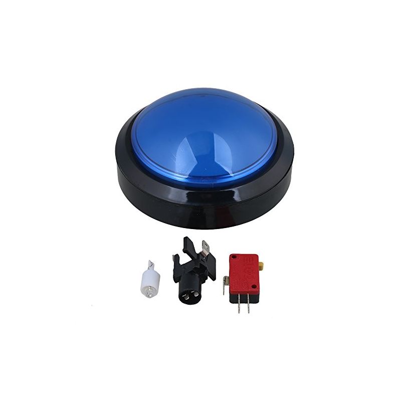 Push Button Switch,100mm,Blue