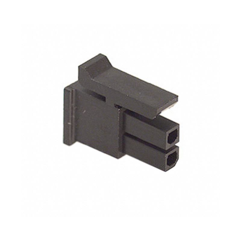 43025-0200 2 Rectangular Connectors - Housings Receptacle Black 0.118" (3.00mm)