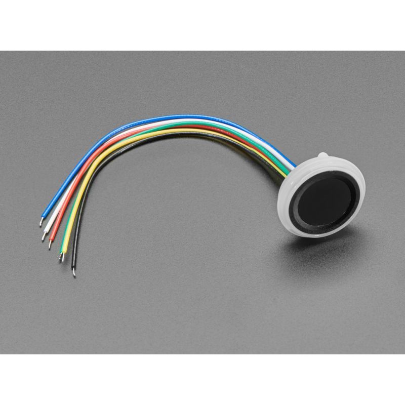 R558-S, Ultra-Slim Round Fingerprint Sensor and 6-pin Cable, capacity up to 100 fingerprints