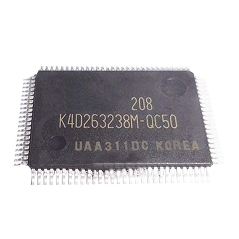 K4D263238M-QC50, 128Mbit (4M x 32) DDR SDRAM, QFP-100