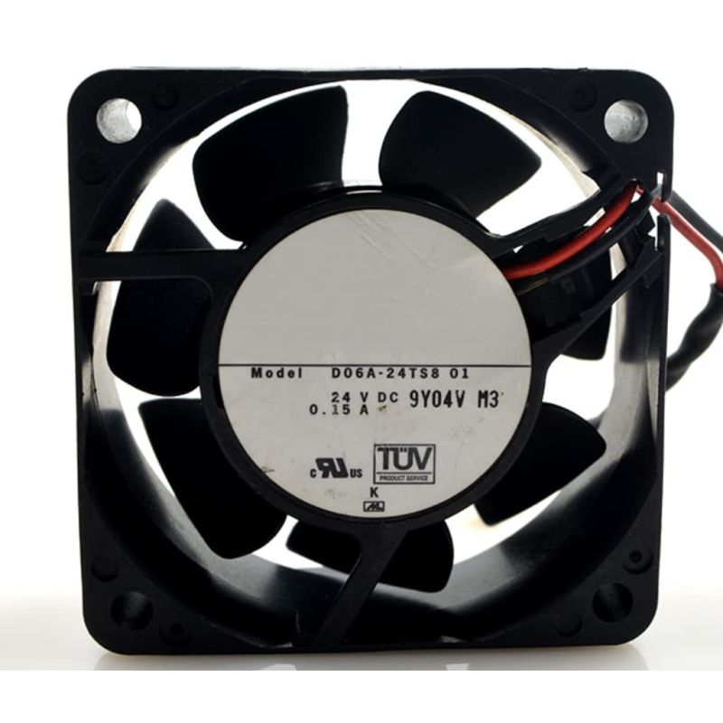 DC Brushless Fan – 24V 0.15A Cooling Fan 60×60×15 mm