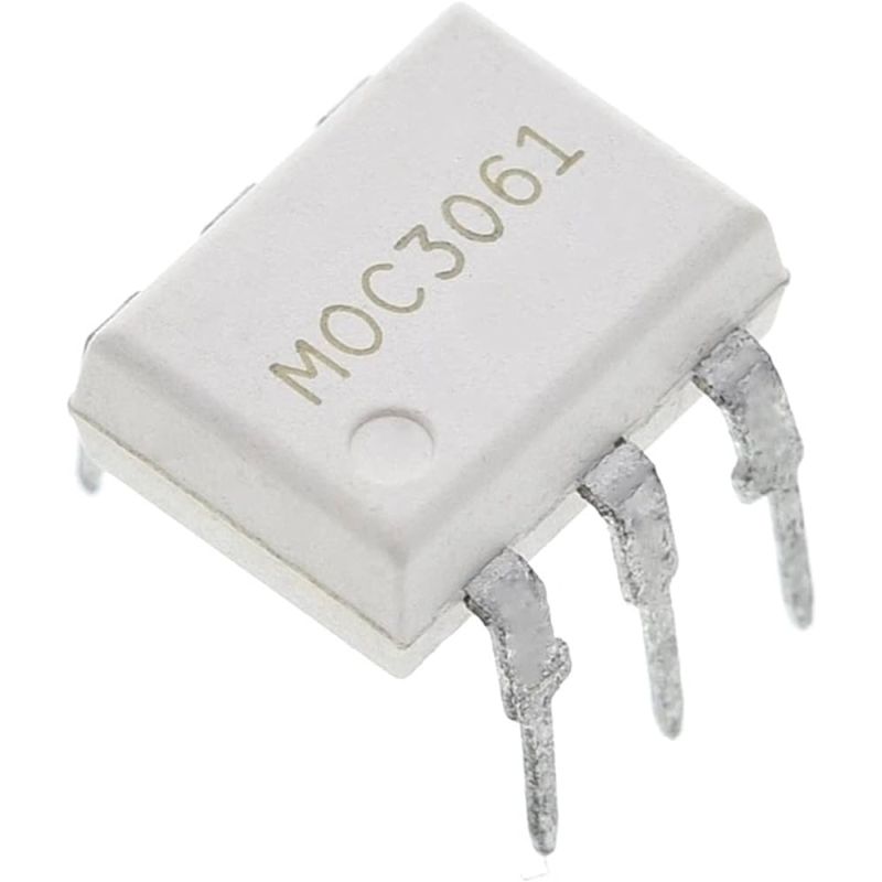 MOC3061,Optocoupler,Zero-Crossing Triac Driver,DIP-6