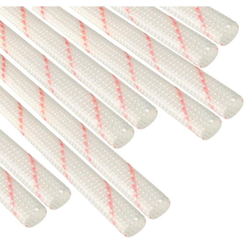 2500V PVC Silicone Fiberglass Sleeving 6mm - 1 Meter, High-Temperature Electrical Insulation Sleeve