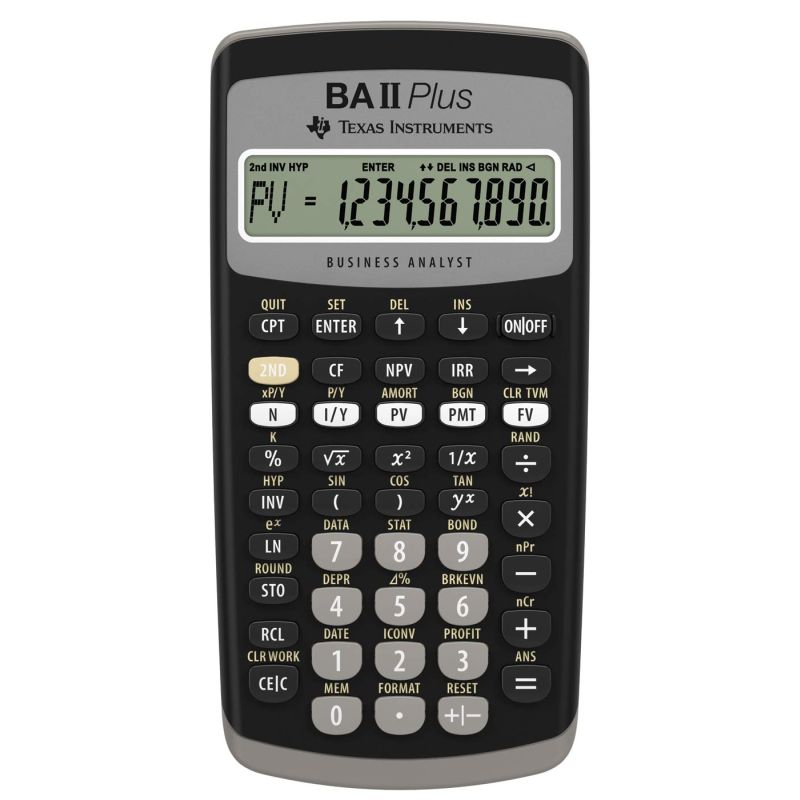 Texas Instruments BAII Plus Financial Calculator/G