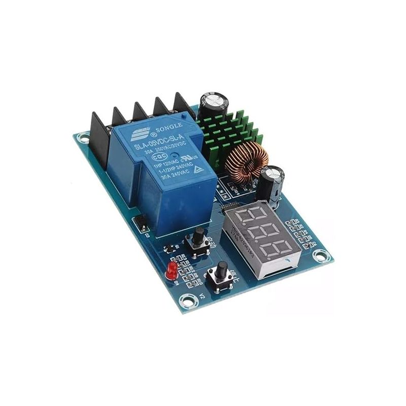 XH-M604, Voltage Control Protection Module, Adjustable Voltage Threshold, 30A Relay