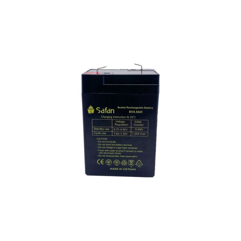 Safan 12V, 4.5Ah Lead-Acid Battery