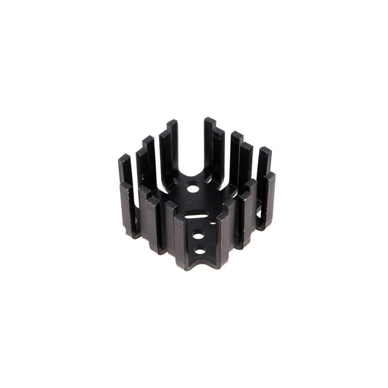 FK201SACB Heat sink SOT9 TO3 TO66; black; 45x45x25