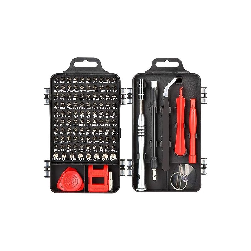 Sky-Touch Precision Screwdriver Set 110 In 1 For Mobile Phone Smartphone Game Console Tablet Pc And Other Electronic Equipment Black