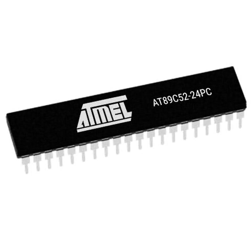 AT89C52-24PC,8-Bit Microcontroller,PDIP-40