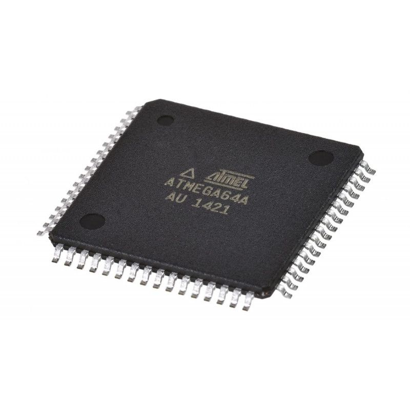 ATmega64A, 8-Bit Microcontroller, TQFP-64