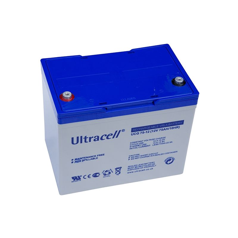 UCG75-12 - Ultracell, 75Ah, 12V, Lead-Acid Battery
