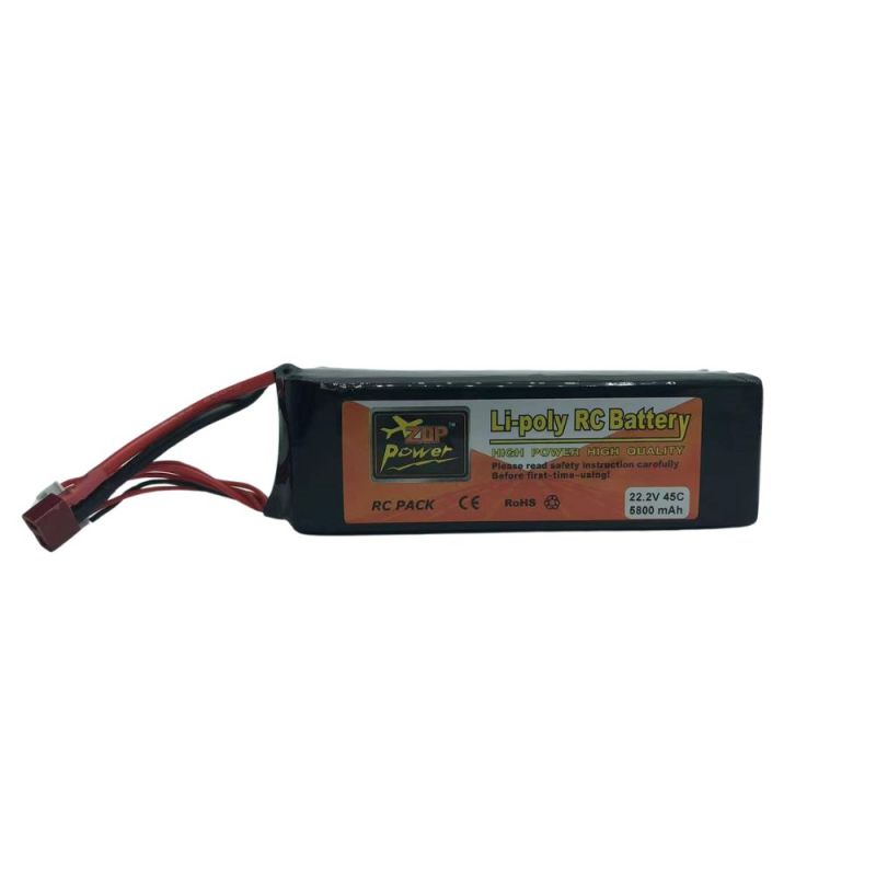 6s Li-Po Battery  45C, 5800mAh, 22.2V