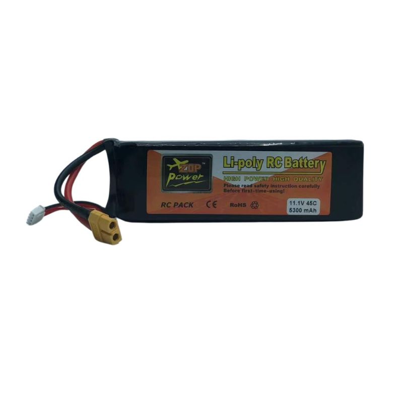 3s Li-Po Battery 45C, 5300mAh, 11.1V