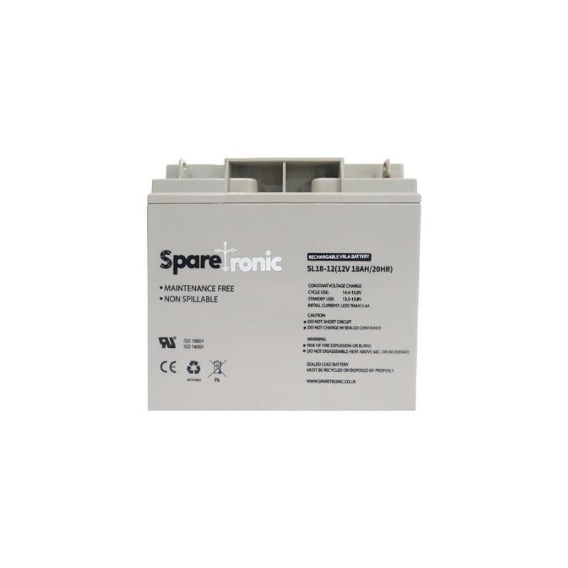 SL18-12 - Sparetronics, 18Ah, 12V, Lead-Acid Battery