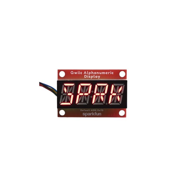 SparkFun Qwiic Alphanumeric Display - Red