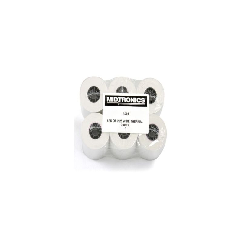 A095 Midtronics 6-Pack Thermal Paper