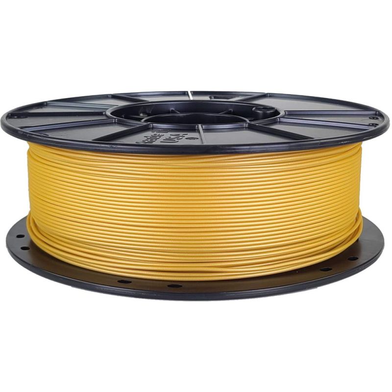 3D Printer Filament,1.75mm,Gold,PLA,1kg