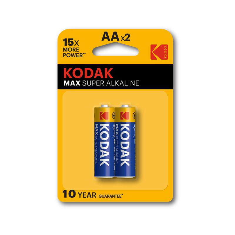 Kodak 1.5V, 2.8Ah Alkaline Battery