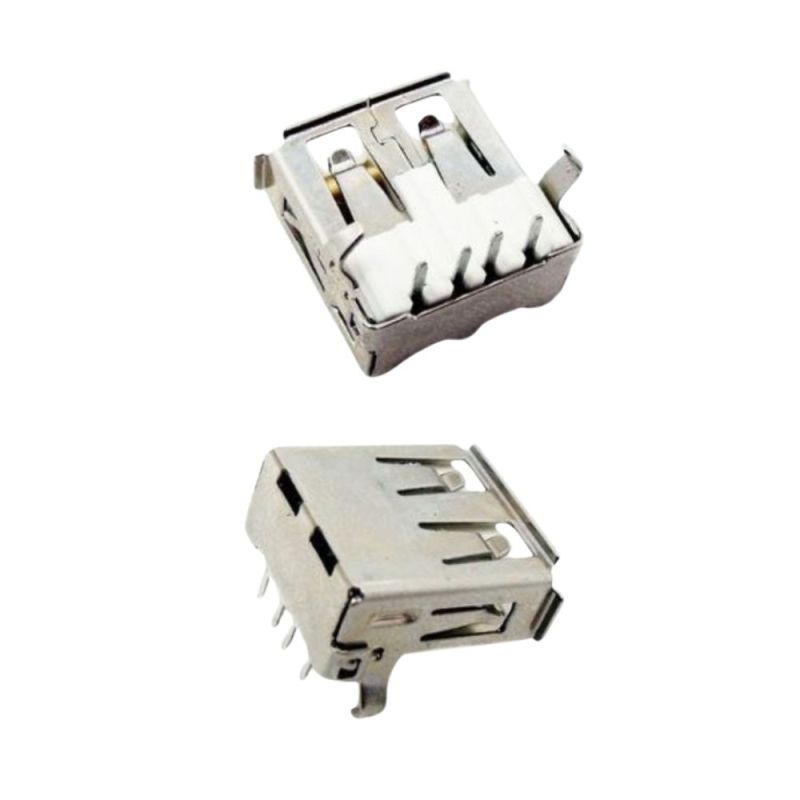 USB Female Connector - Type-A, Through-Hole Mount