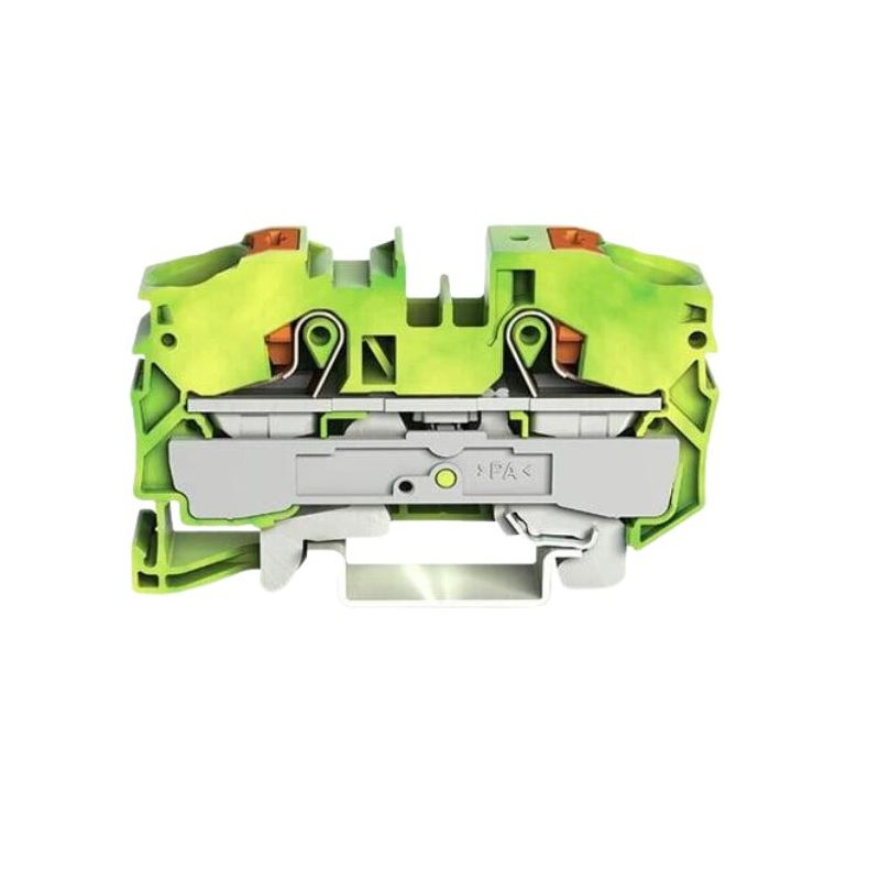 2216-1207 Connector Block,16 mm2 /6 AWG,Green/Yellow