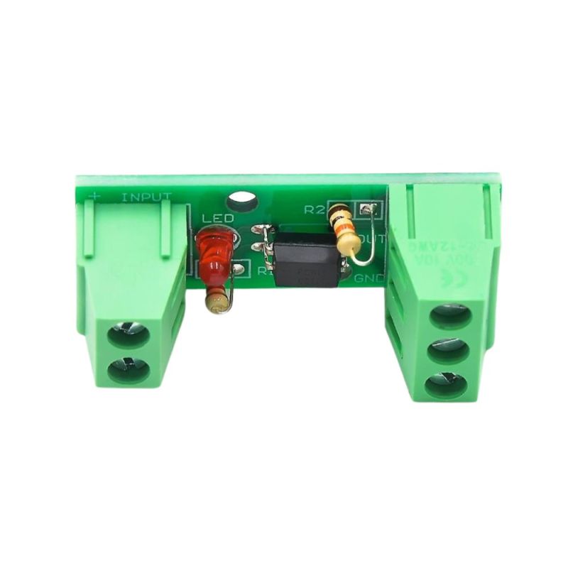 PC817 EL817 DC-1 Channel Optocoupler Isolation Module for DC Voltage/Current Sensing, 1.8V-24V