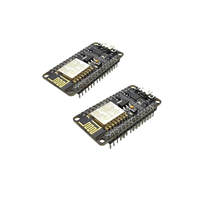 ESP8266, Microcontroller NodeMCu Lua WiFi, CP2102 uSB, Wireless IoT Development Board, Pack of 2