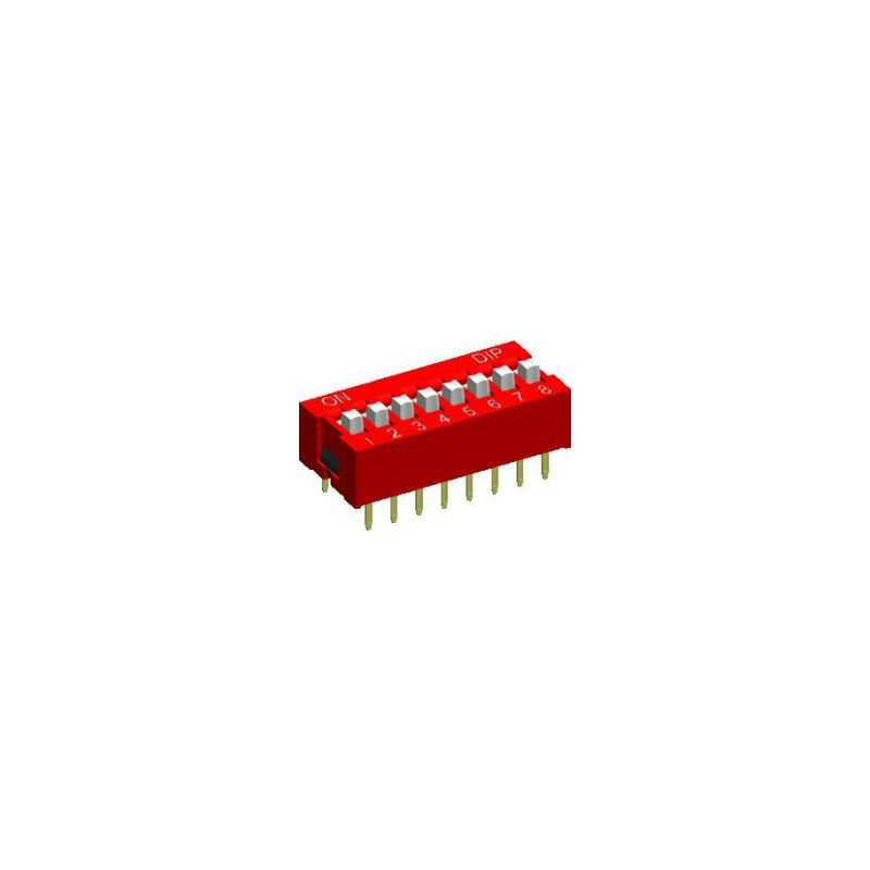 NDS-03V, DIP Switch, Vertical, 3 Positions