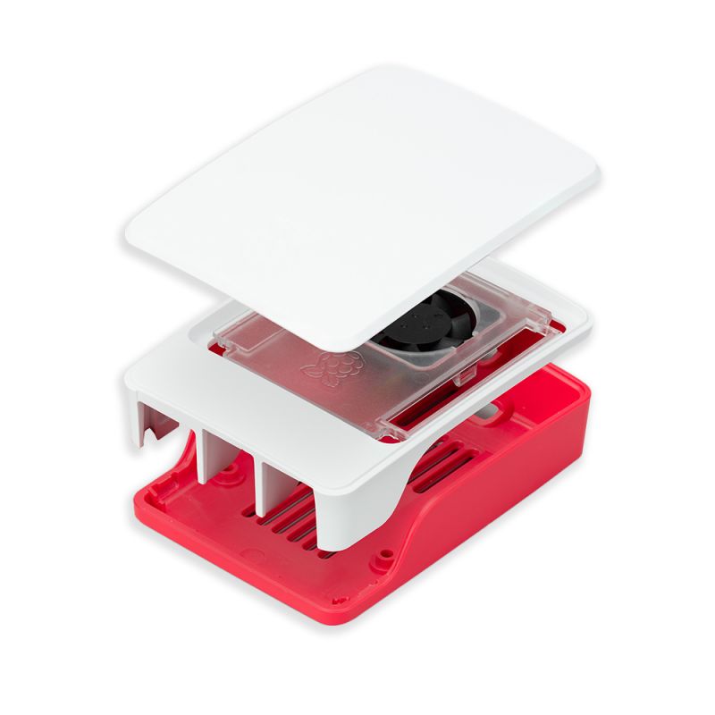 SC1159, Raspberry Pi 5 Case Red/White