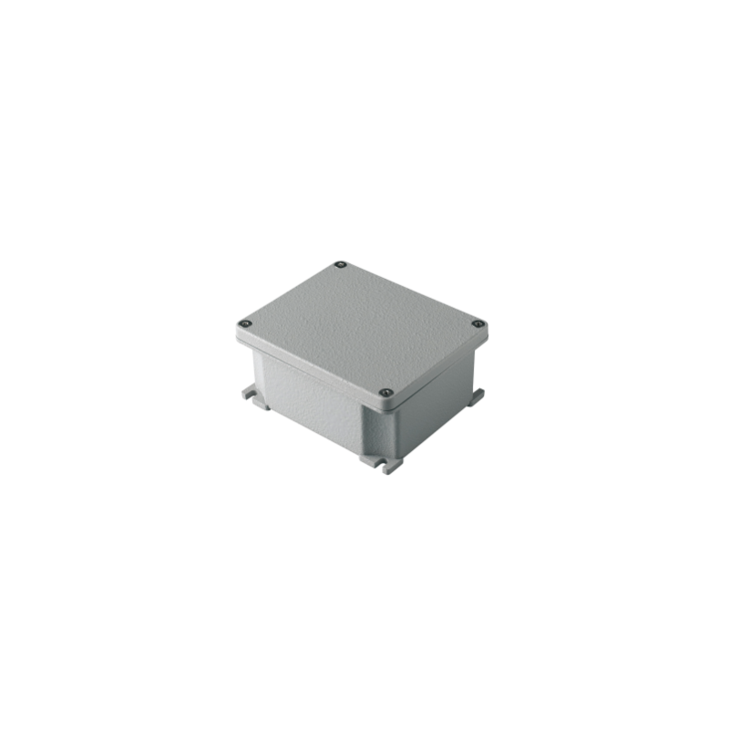 GW76262 Junction Box In Die-Cast Aluminium - Painted - Metallic Grey