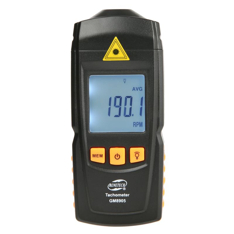 Benetech GM8905 Digital Tachometer Non-Contact 2.5-99,999 RPM​