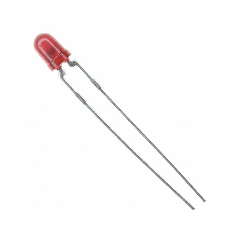 HLMP-1301-E0002 LED Red Diffused T-1 T/H