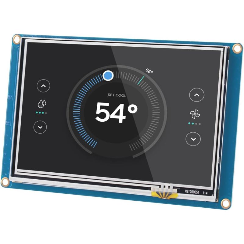 NX8048T050 5" TFT LCD HMI Touch Display – 800x480 Resolution, Integrated Processor