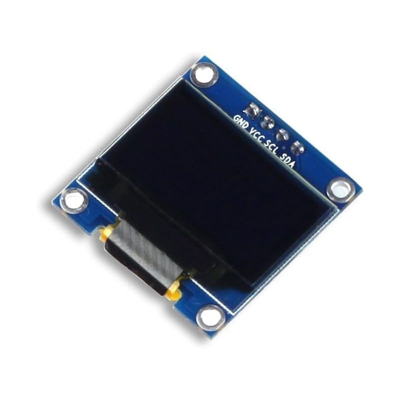 0.96-Inch OLED Display Module – I2C, 128x64 Resolution