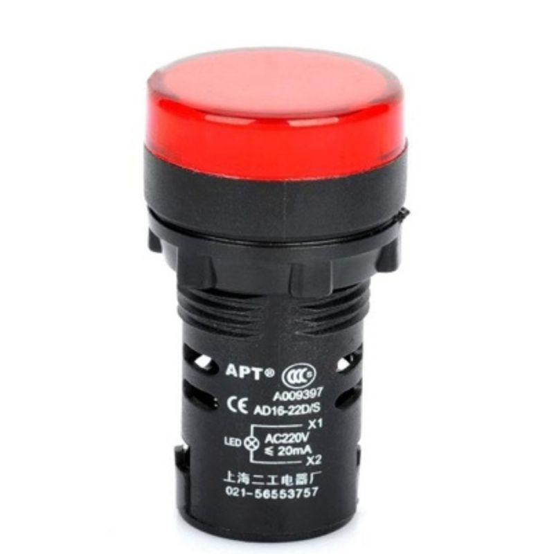 AD16-22D/S ,Red LED Indicator - 24V DC, 22mm