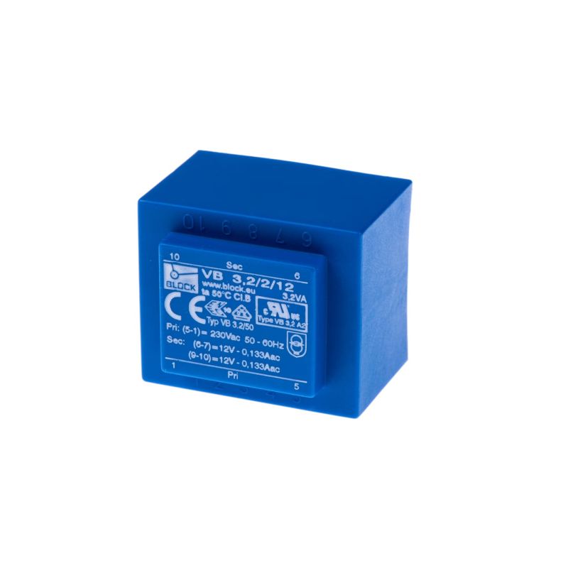 VB 3.2/2/12 Block PCB Transformer