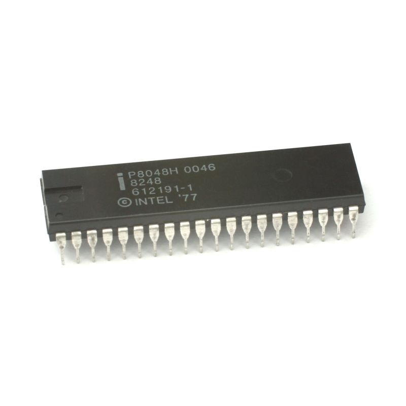 P8049AH, 8-Bit Microcontroller, 11 MHz, 2 KB MROM, 128 Bytes RAM, 40-Pin DIP