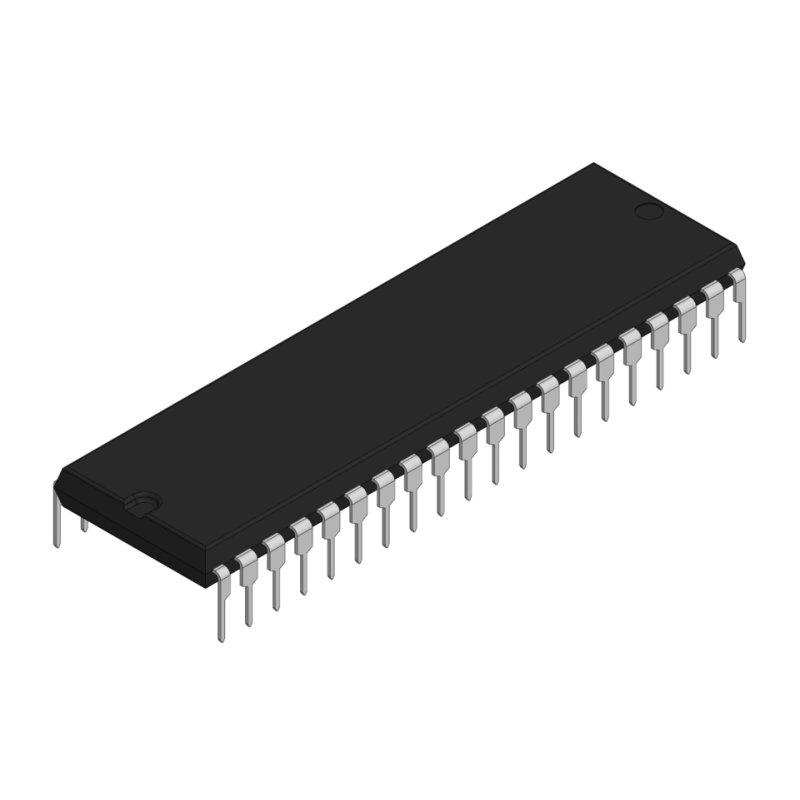 GMS90C54-GB284, 8-Bit Microcontroller, QFP-44